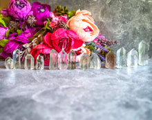 Load image into Gallery viewer, Chlorite Included Clear Quartz Towers