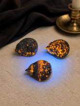 Load image into Gallery viewer, Yooperlite Sleeping Cat | UV-Reactive Stone Carving