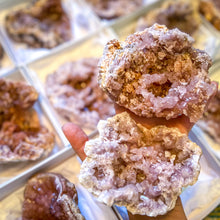 Load image into Gallery viewer, Large Raw Pink Amethyst Geodes from El Choique Mine Argentina