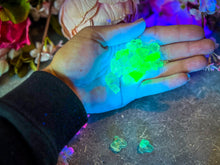 Load image into Gallery viewer, Hyalite Opal, Kryptonite, Fluorescent Minerals