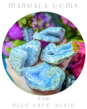 Load image into Gallery viewer, Raw Blue Lace Agate Specimens, Blue Lace Agate Crystal