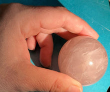 Load image into Gallery viewer, Collector Grade Star Rose Quartz Spheres