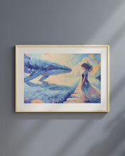 Load image into Gallery viewer, Oneirion – The Temple of Dreams | Whale Surrealism Archival Art Print