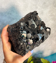Load image into Gallery viewer, Gemmy Carborundum (Silicon Carbide) — Iridescent Crystallized Display Specimen