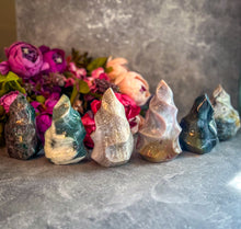 Load image into Gallery viewer, Large Ocean Jasper Crystal Flames