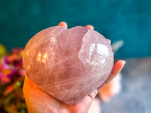 Load image into Gallery viewer, Large Rose Quartz Hearts for Valentines Day, Ethically Sourced Crystals