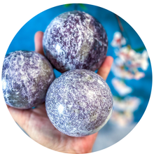 Load image into Gallery viewer, Lepidolite Balls, Lepidolite Sphere, Ethically Sourced Crystals