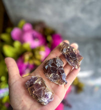 Load image into Gallery viewer, Large ANHUI Yellow Fluorite with Thousand Layer Purple Phantoms, RARE Minerals