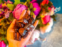 Load image into Gallery viewer, Large Red Tigers Eye TUMBLED Stone, 1 Lb Bulk Bag, Wholesale Crystals