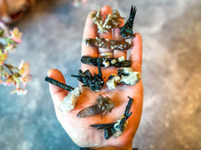 Load image into Gallery viewer, Mixed Malawi Minerals with Aegerine, Smoky Quartz, Rutile, Green Chlorite