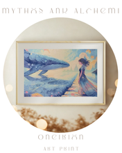 Load image into Gallery viewer, Oneirion – The Temple of Dreams | Whale Surrealism Archival Art Print