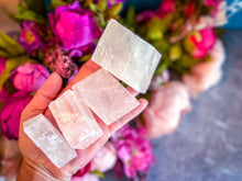 Load image into Gallery viewer, Pink Optical Calcite, Pink Icelandic Spar, Ethically Sourced Crystals and Stones