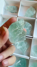Load and play video in Gallery viewer, Aqua Fluorite, Mint Fluorite from Manaoshan Mountain Mine, Hunan China, LIGHT BLUE FLUORITE