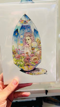 Load and play video in Gallery viewer, Keeper of Quartz Dreams Art Print – 5x7 Fantasy Crystal Art with Poetry