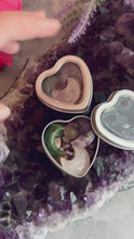 Load and play video in Gallery viewer, 3 Crystal Moon Gift Set in a Heart Shaped Box