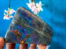 Load image into Gallery viewer, Purple Labradorite Crystal Freeform, Rainbow Labradorite, White Labradorite