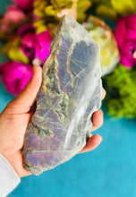 Load image into Gallery viewer, Rainbow Labradorite Crystal Slab
