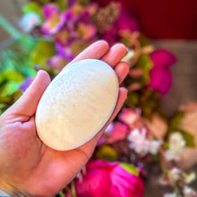 Load image into Gallery viewer, Scolecite Palmstones, Polished Scolecite