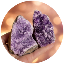 Load image into Gallery viewer, Small Raw Amethyst Standing Cathedral, Ethically Sourced Crystals