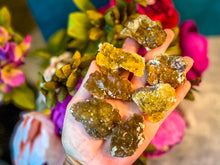 Load image into Gallery viewer, Moscana Yellow Fluorite Specimens, Fluorescent Minerals, Asturias Spain