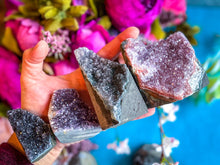 Load image into Gallery viewer, Small Raw "Rainbow" Amethyst Cathedral! Many shades