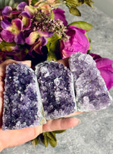 Load image into Gallery viewer, Small Raw Amethyst Standing Cathedral, Ethically Sourced Crystals