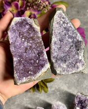 Load image into Gallery viewer, Small Raw Amethyst Standing Cathedral, Ethically Sourced Crystals