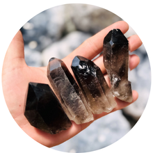 Load image into Gallery viewer, Raw Smoky Quartz Points
