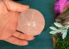 Load image into Gallery viewer, Collector Grade Star Rose Quartz Spheres