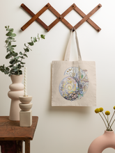 Load image into Gallery viewer, Ammonite Canvas Art Tote