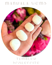 Load image into Gallery viewer, Tumbled Scolecite, Ethically Sourced Crystals