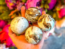 Load image into Gallery viewer, Vesuvianite and Garnet Crystal Spheres, ethically sourced