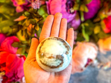 Load image into Gallery viewer, Vesuvianite and Garnet Crystal Spheres, ethically sourced