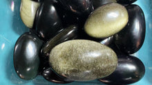 Load and play video in Gallery viewer, Gold Obsidian Palmstones
