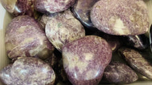 Load and play video in Gallery viewer, BEAUTIFUL Lepidolite crystal hearts