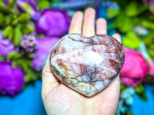 Load image into Gallery viewer, Fire Quartz Heart for Valentines Day, Ethically Sourced Crystals