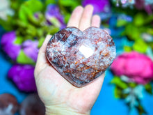 Load image into Gallery viewer, Fire Quartz Heart for Valentines Day, Ethically Sourced Crystals