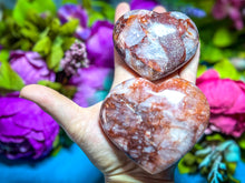 Load image into Gallery viewer, Fire Quartz Heart for Valentines Day, Ethically Sourced Crystals