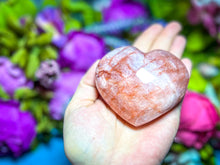 Load image into Gallery viewer, Fire Quartz Heart for Valentines Day, Ethically Sourced Crystals