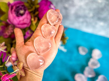 Load image into Gallery viewer, Ethically Sourced Rose Quartz Heart Crystal