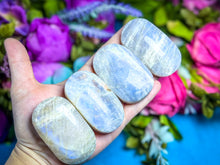 Load image into Gallery viewer, BLUE Moonstone Crystal Palmstones
