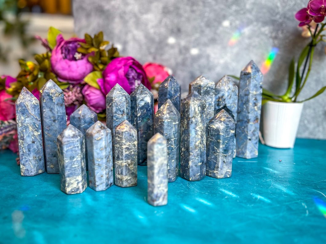 Blue Opal Towers, also known as Peruvian or Andean Opal