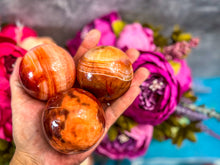 Load image into Gallery viewer, BEAUTIFUL Carnelian Crystal Balls, Ethically Sourced