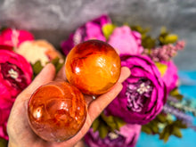 Load image into Gallery viewer, BEAUTIFUL Carnelian Crystal Balls, Ethically Sourced