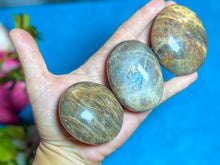 Load image into Gallery viewer, Chocolate Moonstone Crystal Palmstones