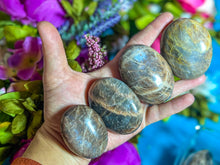 Load image into Gallery viewer, Chocolate Moonstone Crystal Palmstones