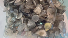 Load and play video in Gallery viewer, 4 oz LABRADORITE crystal chips