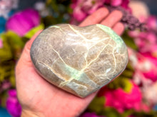 Load image into Gallery viewer, Garnierite Hearts, Green Moonstone, Ethically Sourced Crystals