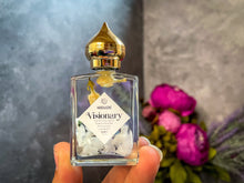 Load image into Gallery viewer, JASMINE Perfume Oil with Rainbow MOONSTONE crystals