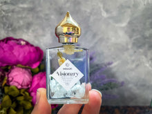Load image into Gallery viewer, JASMINE Perfume Oil with Rainbow MOONSTONE crystals

